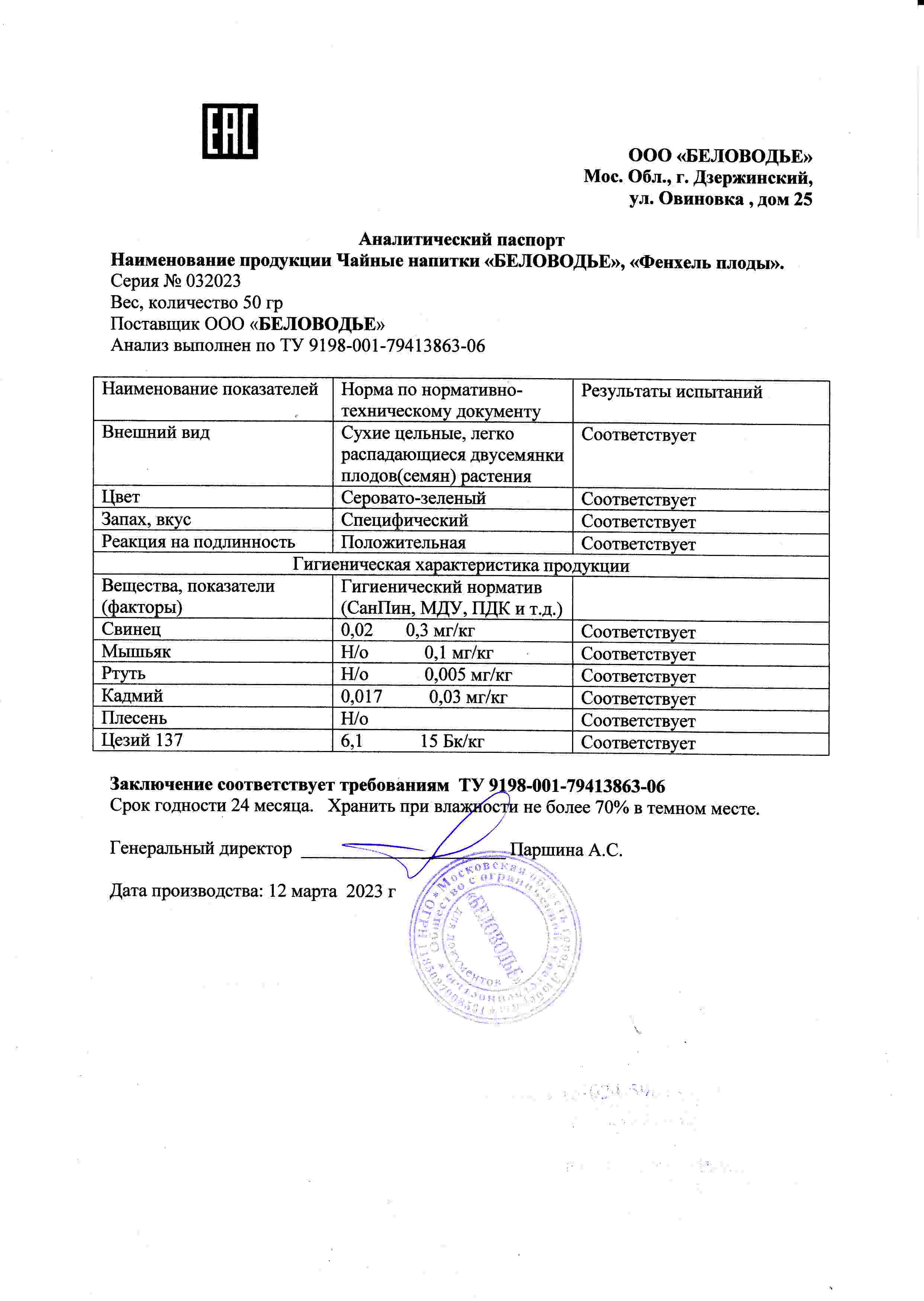 Паспорт №032023